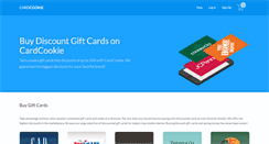 Desktop Screenshot of cardcookie.com